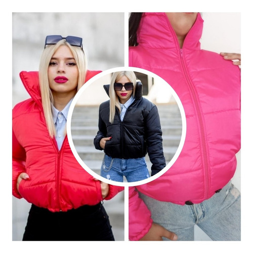 Campera Puffer Varios Tonos S Al Xl