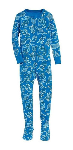 Pijama Niño Old Navy Print Enterito Azul