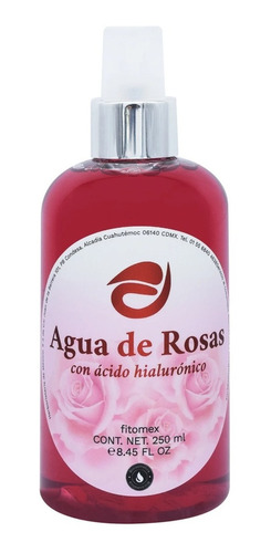 Agua De Rosas Con Acido Hialurónico 250ml Fitomex