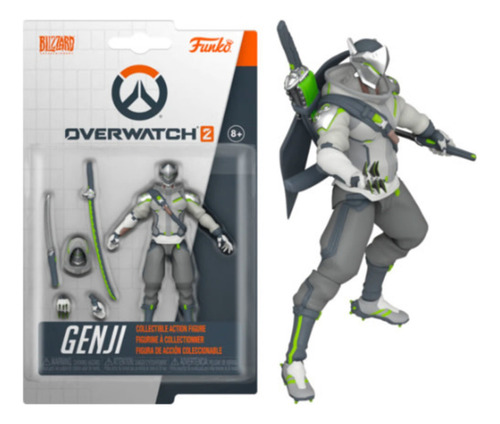 Figura Multiarticulada Overwatch Ninja Genji Con Accesorios