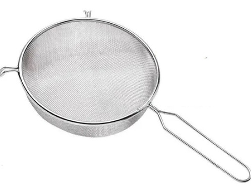 Peneira De Cozinha Coar Inox 24cm Polvilhar Escorrer Massas