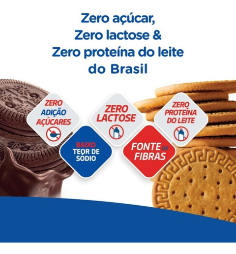 Biscoito Recheado Lowçucar 120g Sabores Diversos Kit Com 16