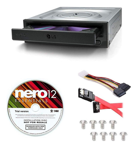 Grabadora Portatil LG Internal 24x Dvd/cd-r/burner+nero 12
