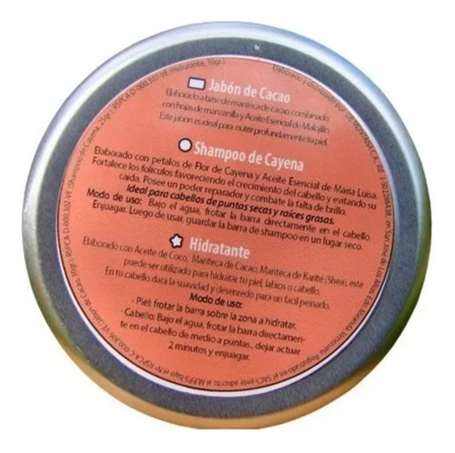 Kit Viajero Jabon Biodegradable De Montaña