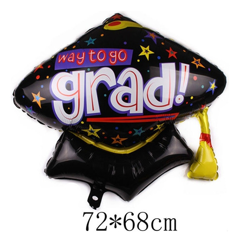 Globo Birrete De Grado Way To Go Grad 72 X 68 Cm Graduacion