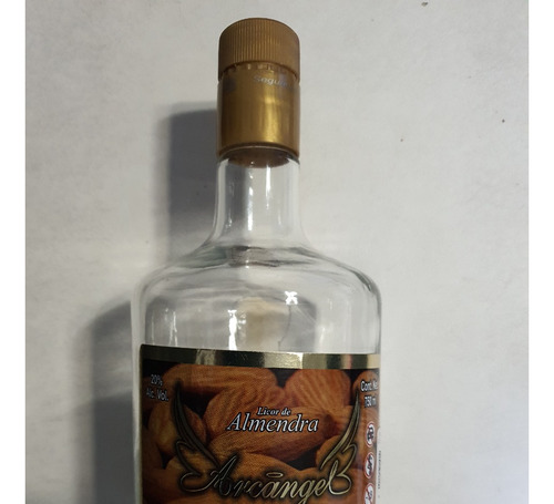 Botella Vacia Arcangel Licor De Almendras De México