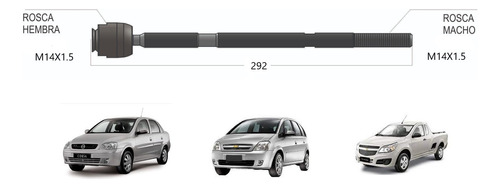 Axial (precap) De Direccion Chevrolet Corsa Ii / Meriva