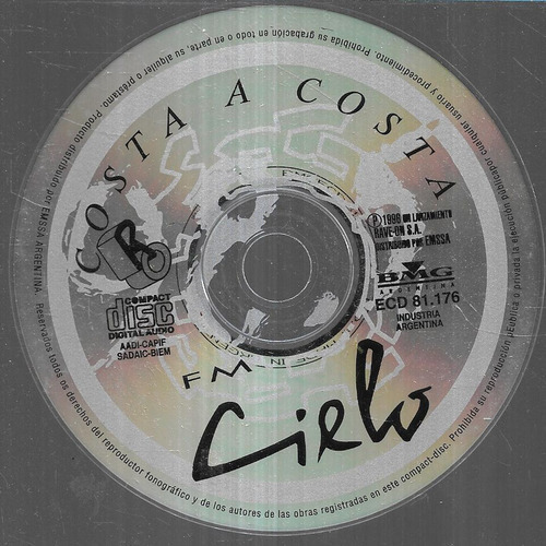 Varios Album Fm Cielo Los Exitos De Costa A Costa Cd S/tap 