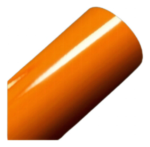 Plástico Adesivo Rolo 45cmx10m Envelopamento Móveis Lavável Cor Laranja