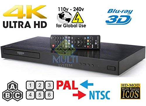 Nuevo LG Ubk90 Uhd Streaming, 4k, 2d/3d, Blu Ra Sin Región