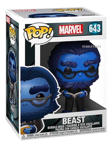 Funko Pop Marvel Beast 643 X-men Bestia Original Scarletkids