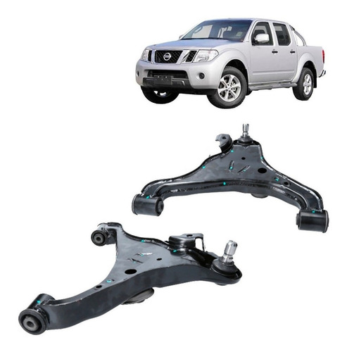 Par Bandeja Susp Inferior Para Nissan Navara 2008-16