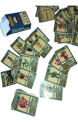 Mazo Brainrot Cartas De Poder + Stickers De Regalo Juego D M
