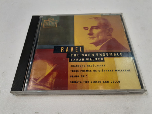 Ravel: Piano Trio, The Nash Ensemble - Cd 1994 Usa Nm 9/10 