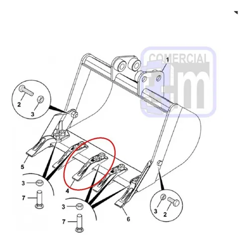 Puntas Dientes Jcb Nuevas