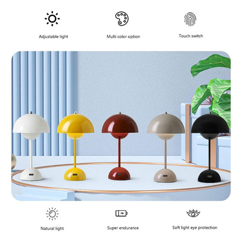 De Lámpara De Mesa Led, Lámpara De Escritorio Retro