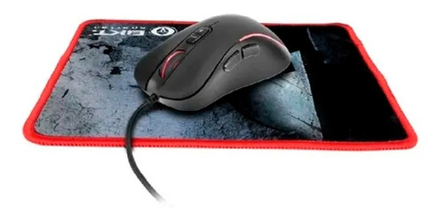 Combo Bkt Spartan Mp45 Mouse Gamer 7d 3600 Dpi + Pad Ps4 Pc Color Negro