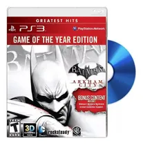 Comprar Batman Arkham City Edición Game Of The Year Ps3 Físico