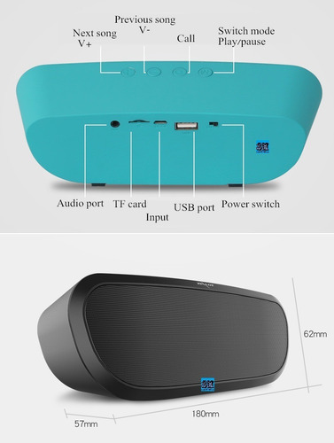 Caixa De Som Bluetooth Zealot S9 Importada (3 Cores)