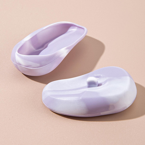 2 Protetores De Orelha De Silicone Para Violeta Claro