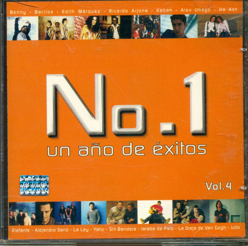 Cd. No. 1 Un Año De Éxitos (elefante, Alejandro Sanz Y Más)