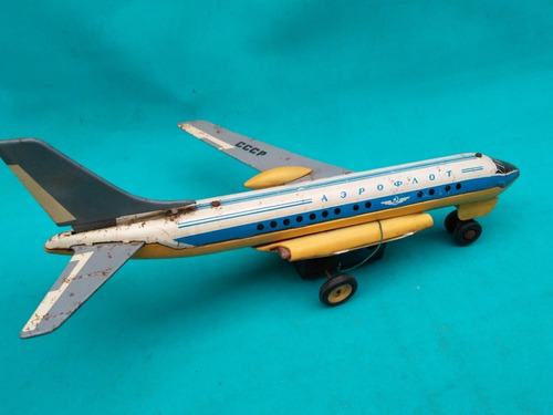 Toy Store: Viejo Juguete Lata Avion Aeroflot   Xm7yt C6