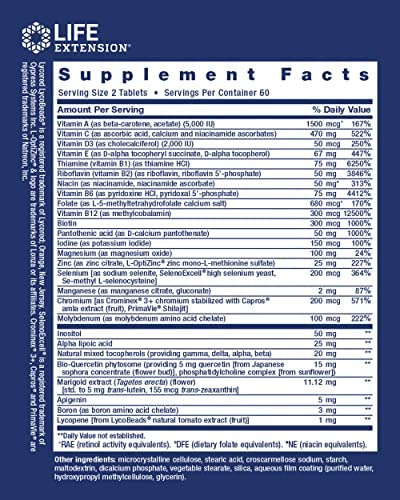 Suplemento Multivitamínico E Mineral De Potência De Dois Po