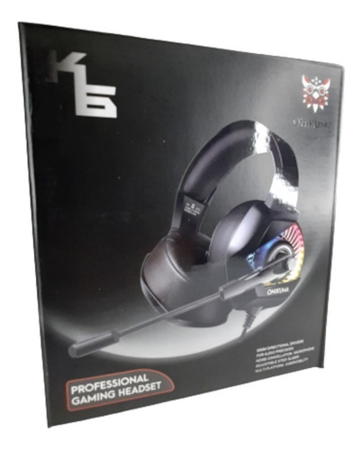 Diadema Headset Gamer Rgb Ps4 Consolas Mobile Pc Onikuma K6