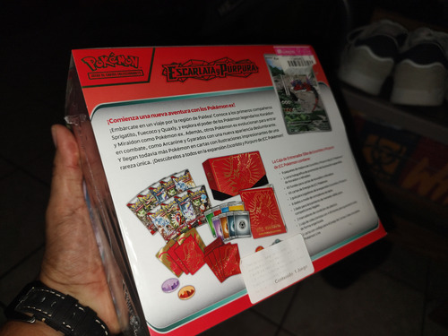 Pokémon Escarlata Y Púrpura Elite Trainer Box En Español (Usado)