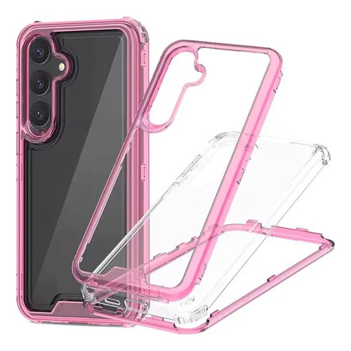 Funda Para Xiaomi Redmi Note Uso Rudo 3 En 1 Antigolpes Rosa Redmi 14c 4g / A4