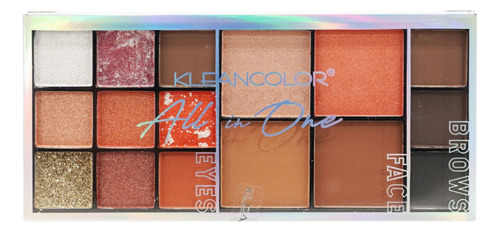 Paleta De Maquillaje Ojos Rostro Cejas Kleancolor All In One