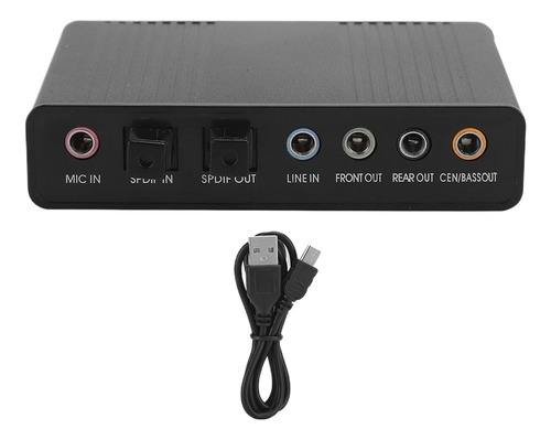 Adaptador De Áudio Para Placa De Som Externa Para Computador