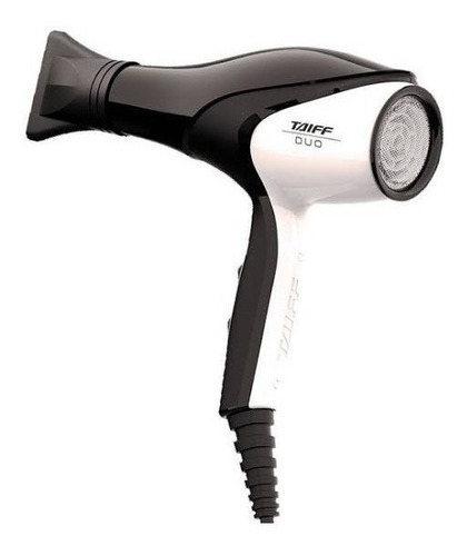 Imagem 1 de 4 de Secador de cabelo Taiff Unique Duo preto e branco 110V/220V