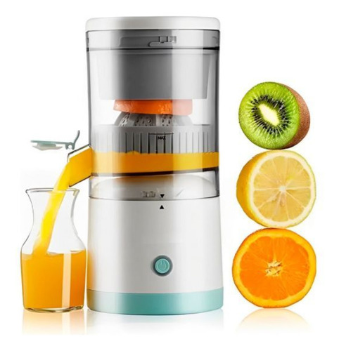 Mini espremedor de suco automático elétrico recarregável cor verde/branco Frequência 50hz 110v