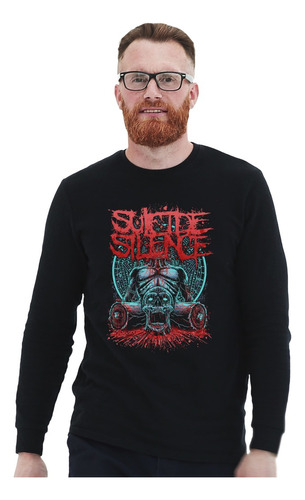 Polera Ml Suicide Silence Torso Rock Impresión Directa