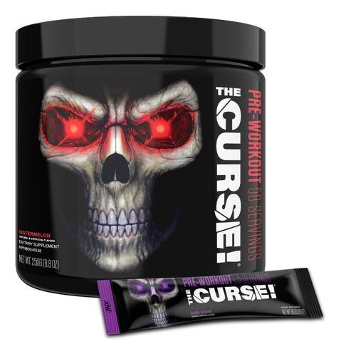 The Curse Pre Entreno 50 Porciones + Muestra De Regalo