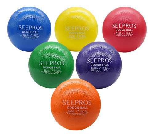 Juego De Balones Prisioneros De Espuma - Piel Suave, Rebo...