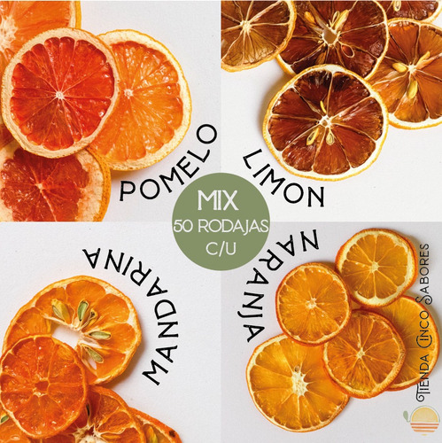 Naranja, Pomelo, Mandarina, Lima Y Limón  - 50 U. C/u.