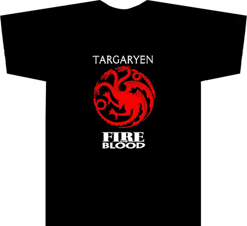 Camiseta Juego Tronos Casa Dragon Tv Tienda Urbanoz