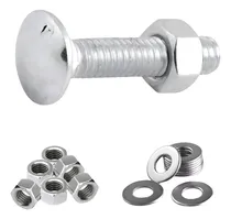 Comprar Kit 50 Parafusos Fr Zi Cu002F Porca E Arruela 1u002F4 X 2.1u002F2
