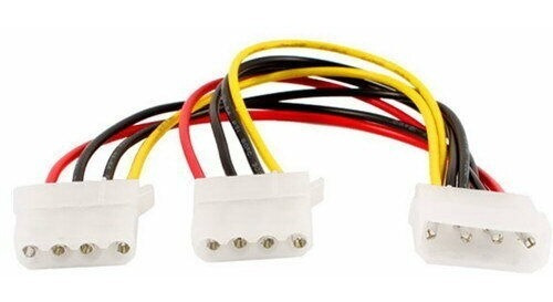 Cable Divisor De Energía Ide Molex Macho A Dos Molex Hembra