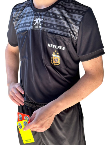 Camiseta Arbitro Referee Fair Play - Todo Para Arbitros
