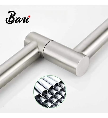Grifería Padelle Brush Nickel Bari
