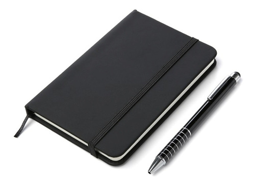 Cuaderno Eco Cuero Soft Mate Bolígrafo Metal Personalizado