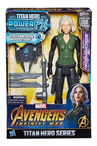 Boneco Viuva Negra Vingadores Avengers Power Fx E0614 Hasbro