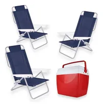 Comprar Combo 3 Sillas Playa Mor Summer + Conservadora Mor 34 Litros