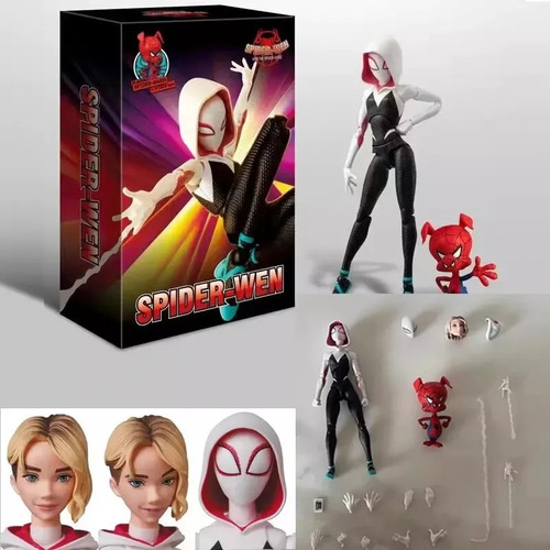 Figura De Acción De Spiderman Gwen, Modelo Spider-gwen Stacy