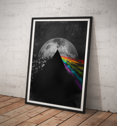 Cuadro  Lamina Poster Dark Side Of The Moon 2 Pink Floyd