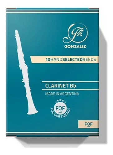 Cañas Gonzalez Clarinete For Our Friends Fof Caja X 10u