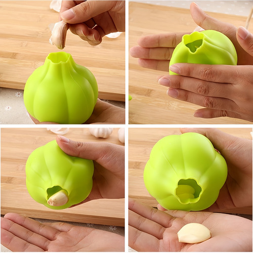 Prensa De Ajo De Cocina Multifuncional De 2 Piezas